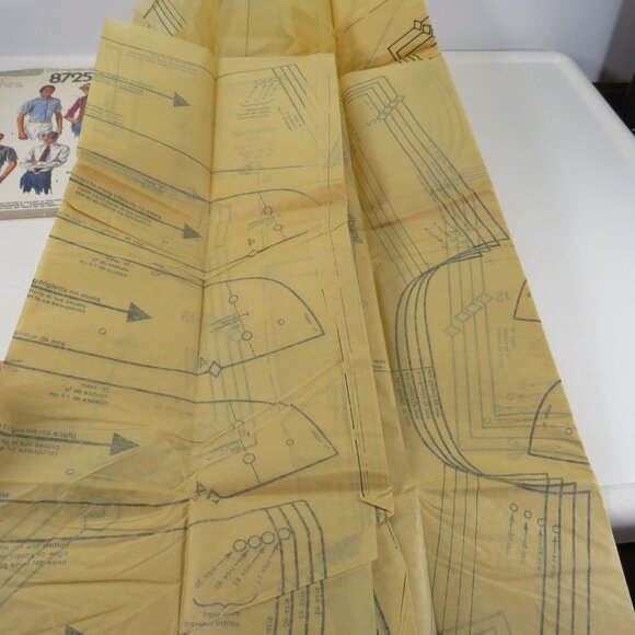 Simplicity 8725 Clothing Pattern Extra Tall Mens 38-44 Shirt UNCUT - Picture 11 of 12